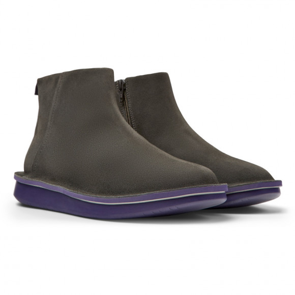 Camper Ergo - Ankle Boots For Women - Grey, Suede - K400391