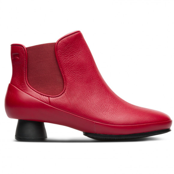 CAMPER Alright - Ankle boots for Women - Red, Smooth leather - K400512
