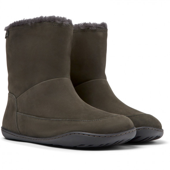 Camper Peu - Boots For Women - Grey, Suede - K400598