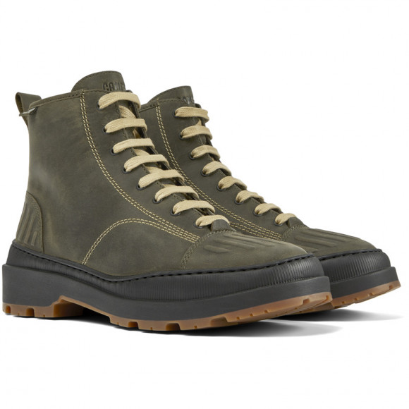 Camper Brutus Trek - Ankle Boots For Women - Green, Suede - K400647