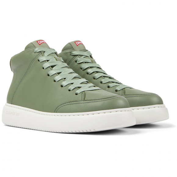 Camper Runner K21 - Sneakers For Women - Green, Smooth Leather - K400648