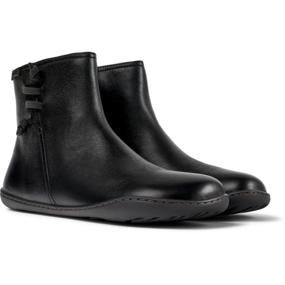 Camper Peu - Ankle Boots For Women - Black, Smooth Leather