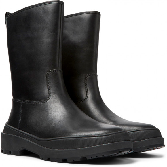 Camper Brutus Trek - Boots For Women - Black, Smooth Leather - K400719