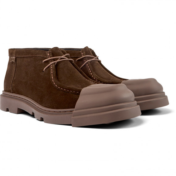Camper Junction - Ankle Boots For Women - Brown, Suede - K400729