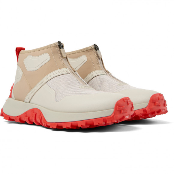 Camper Drift Trail Vibram - Sneakers For Women - Grey, Beige, Cotton Fabric - K400740