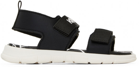 Kenzo Kids Black Velcro Sandals - K59032
