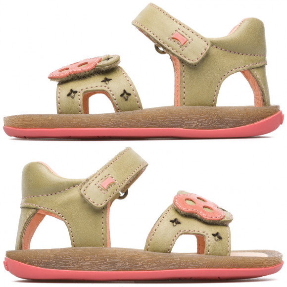 CAMPER Twins - Sandals for  - Beige, Smooth leather - K800081