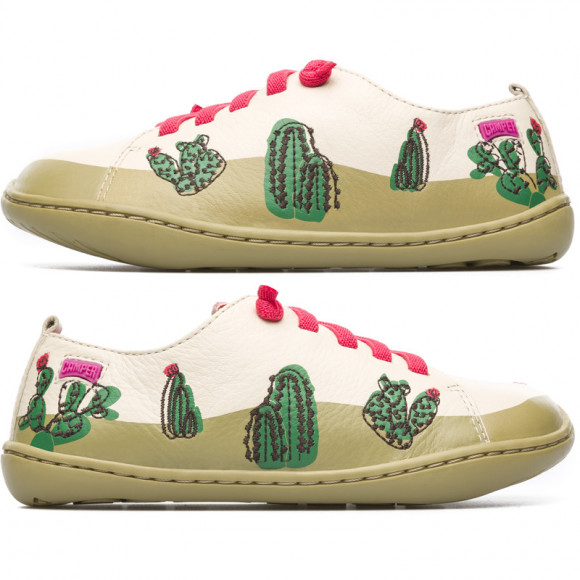 CAMPER Twins - Smart casual shoes for  - Beige, Smooth leather - K800104