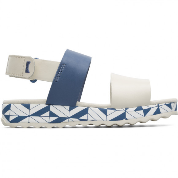 CAMPER Pinya - Sandals for  - Blue,Beige, Smooth leather - K800108