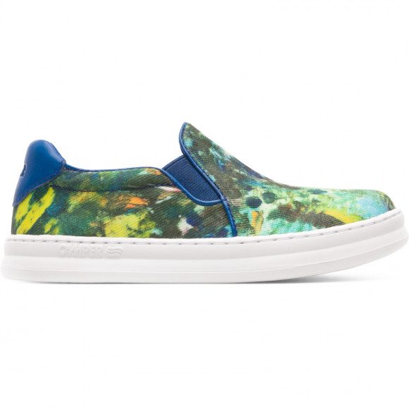 CAMPER Runner - Sneakers for  - Blue,Yellow,Green, Cotton fabric/Smooth leather - K800295