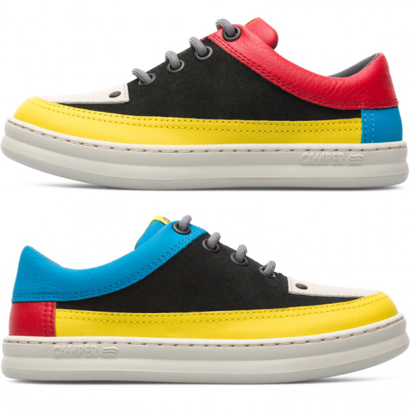 CAMPER Twins - Sneakers for  - Blue,Yellow,Black, Smooth leather - K800320