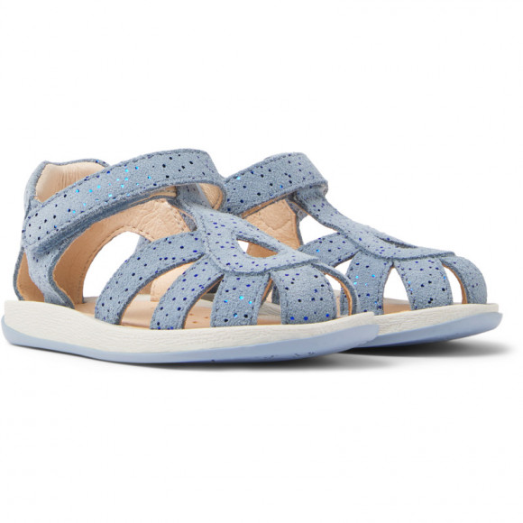 Camper Bicho - Sandals For First Walkers - Blue, Suede - K800363