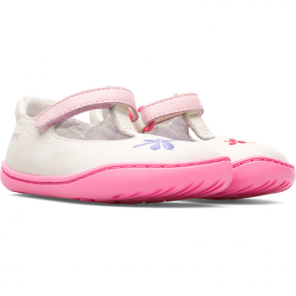 CAMPER Twins - Smart casual shoes for First walkers - Beige, Smooth leather - K800371