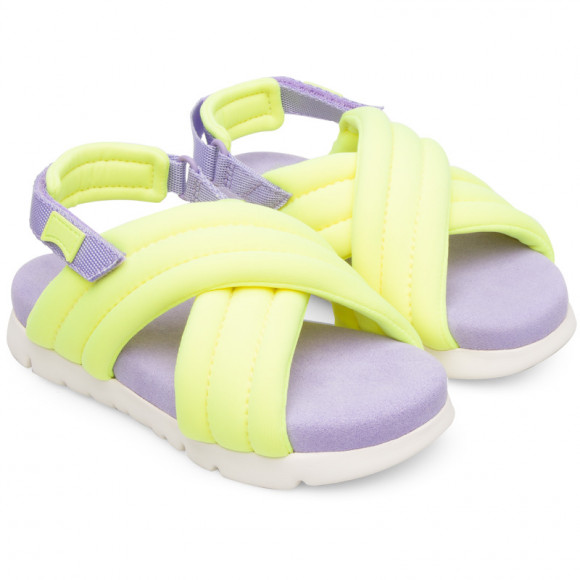 CAMPER Oruga - Sandals for Girls - Yellow - K800382