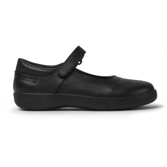 CAMPER Spiral Comet - Smart casual shoes for Girls - Black, Smooth leather - K800466