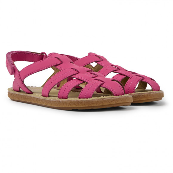 Camper Miko - Sandals For Girls - Pink, Smooth Leather - K800476