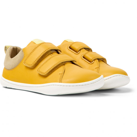 Camper Peu - Sneakers For Girls - Orange, Smooth Leather - K800512