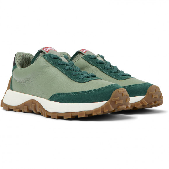 Camper Drift Trail - Sneakers For Girls - Green, Smooth Leather - K800548