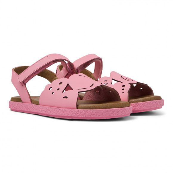 CAMPER Twins - Sandals for Girls - Pink - K800571
