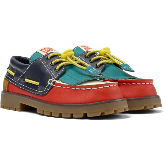 CAMPER Bobo Choses x Camper - Smart casual shoes for Girls - Red,Green,Blue, Smooth leather - K800642