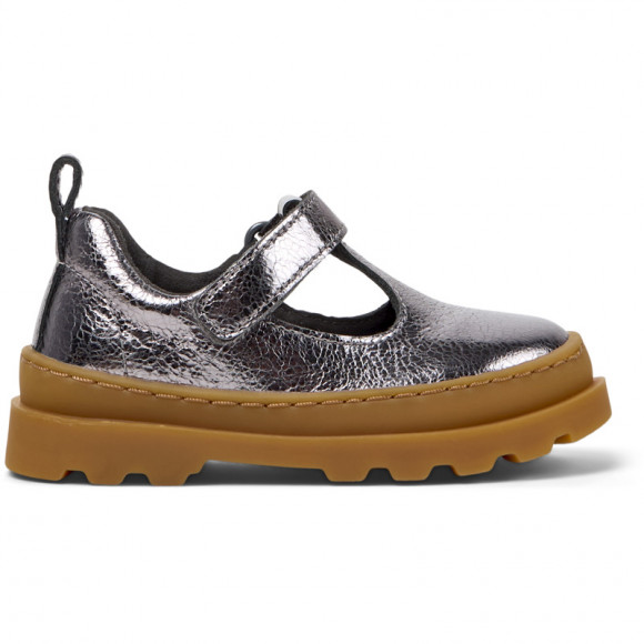 CAMPER Brutus - Smart casual shoes for First walkers - Grey, Smooth leather - K800656