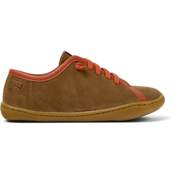 CAMPER Twins - Smart casual shoes for Girls - Brown, Smooth leather - K800663