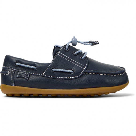 CAMPER Peu - Smart casual shoes for Girls - Blue, Smooth leather - K800689