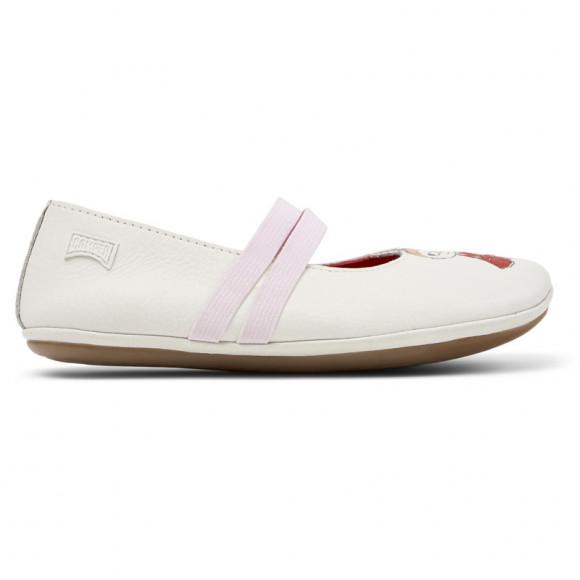 CAMPER Twins - Sneakers for Girls - White, Smooth leather - K800699