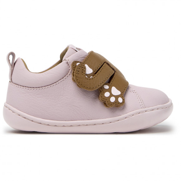 CAMPER Twins - Smart casual shoes for First walkers - Pink, Smooth leather - K800714