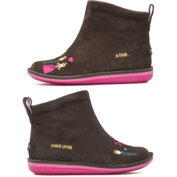 CAMPER Peu - Boots for  - Grey, Suede - K900046