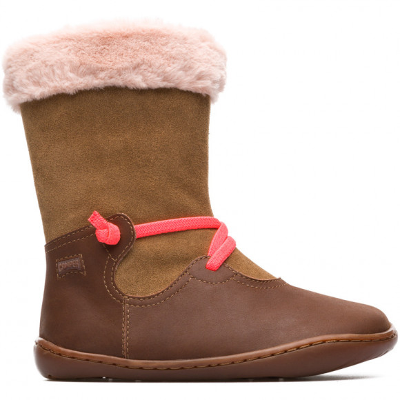 CAMPER Peu - Boots for  - Brown,Nude, Smooth leather - K900146