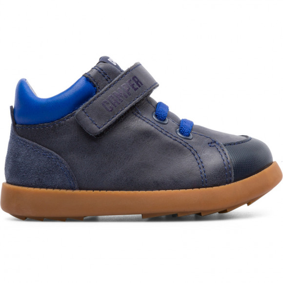 CAMPER Bryn - Boots for  - Blue, Smooth leather/Cotton fabric - K900156