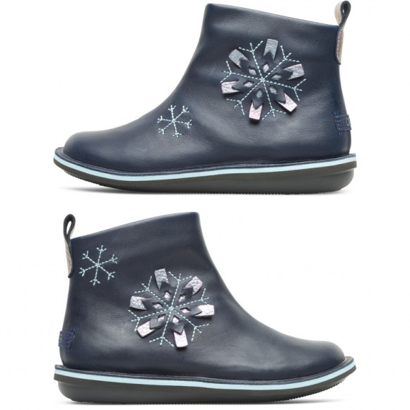 CAMPER Twins - Boots for  - Blue, Smooth leather - K900177