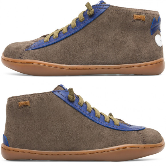 CAMPER Twins - Boots for  - Brown gray, Suede - K900194