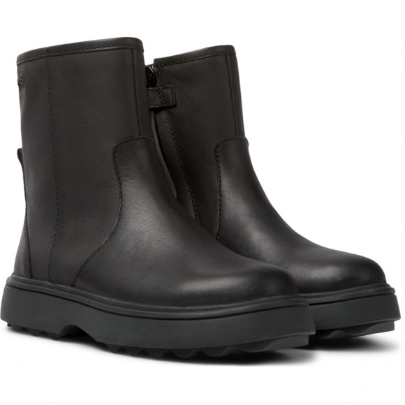 Camper Norte - Boots For Girls - Black, Smooth Leather - K900304