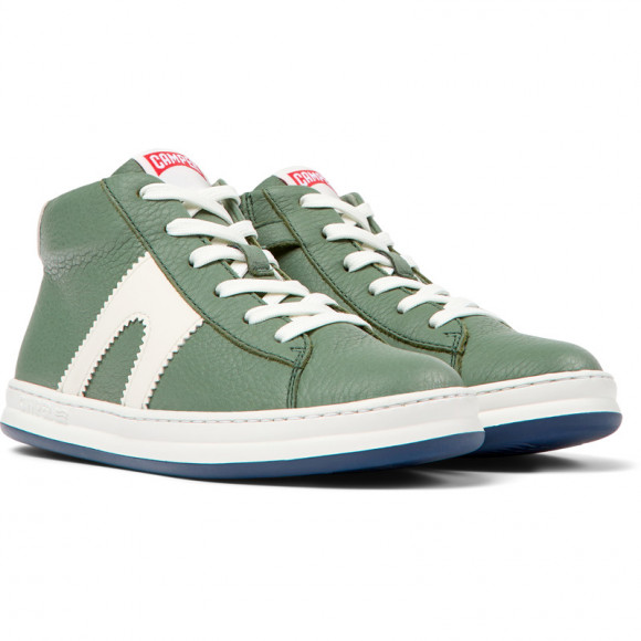 Camper Runner - Sneakers For Girls - Green, Smooth Leather - K900349