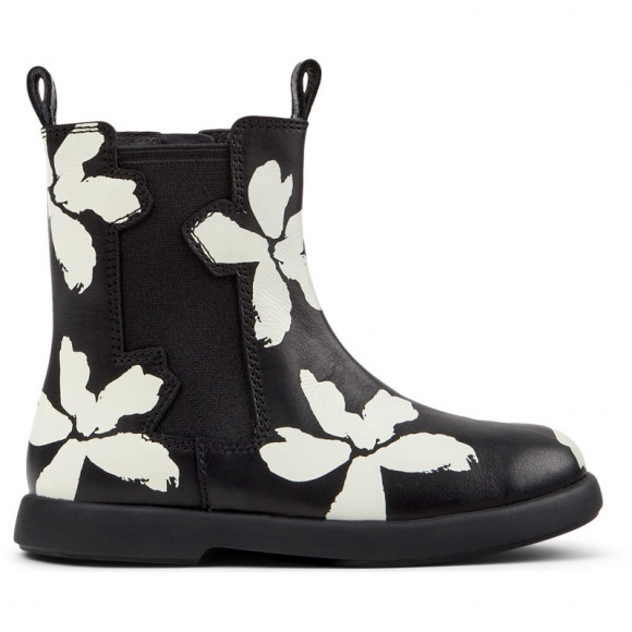 CAMPER Twins - Smart casual shoes for Girls - Black, Smooth leather - K900377