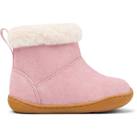 CAMPER Peu - Smart casual shoes for First walkers - Pink, Suede - K900388