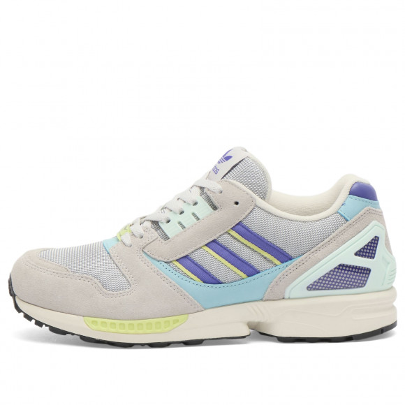 Adidas Men's Zx 8000 Sneaker in Grey Two/Purple/Semi Frozen Lemon - KH6245