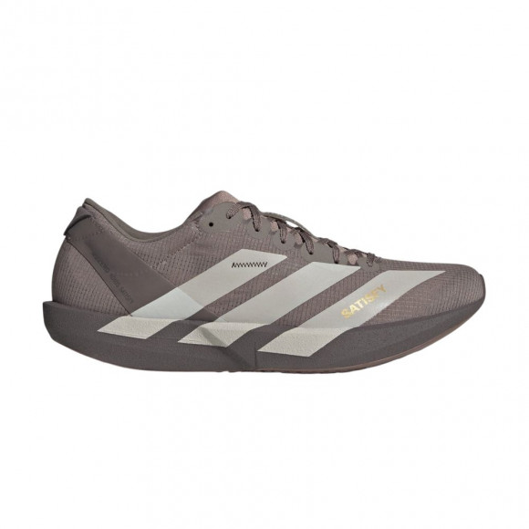 Satisfy x adidas Adizero Adios 'Brown Pearl Metallic' | Men's Size 8 - KH6682