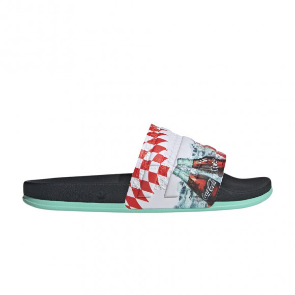 Coca-Cola x adidas Adilette OG CF Slide 'Black White' | Men's Size 10 - KH6903