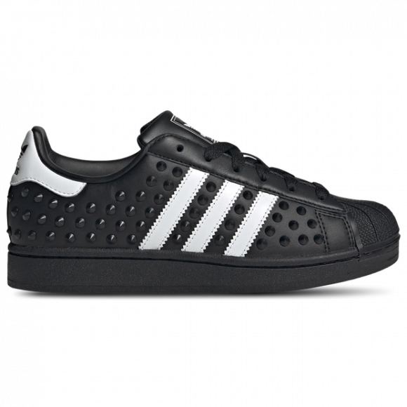 Adidas Superstar Women's Sneakers - Black - Size 4 - Mesh/Synthetic - KH9059