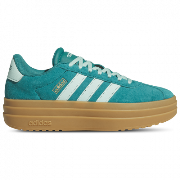 Adidas VL Court Women's Sneakers - Green - Size 6.5 - Leather - KH9463