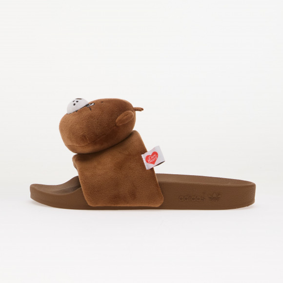adidas x Care Bears X Adidas Adilette Slides Dusky Bronze/ Ftwr White/ Preloved Brown 7 - KH9953
