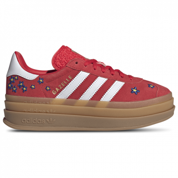 Adidas Gazelle Kid's Sneakers - Red - Size 3 - Leather - KI0374