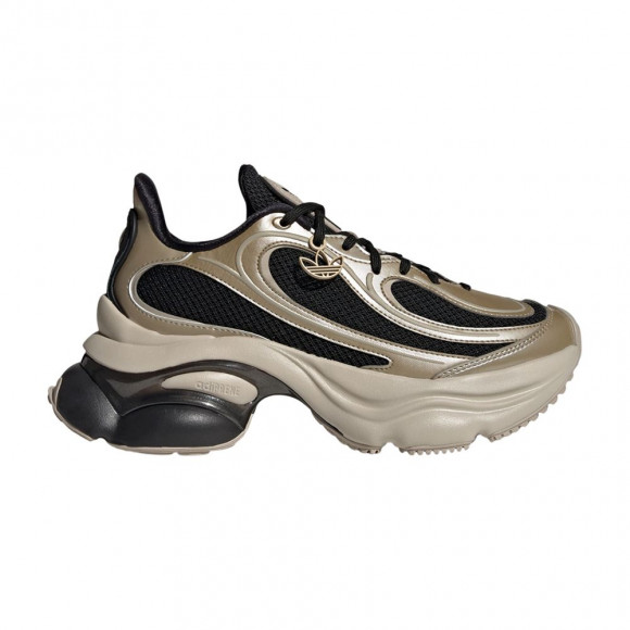 adidas Wmns Ozvenuz 'Core Black Cyber Metallic Wonder Beige' | Women's Size 5 - KI0583