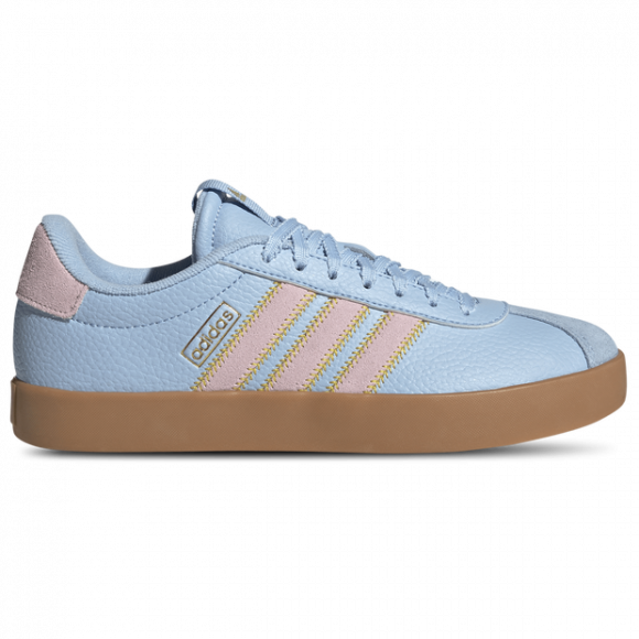 Adidas VL Court Women's Sneakers - Blue - Size 6.5 - Mesh/Synthetic - KI2100