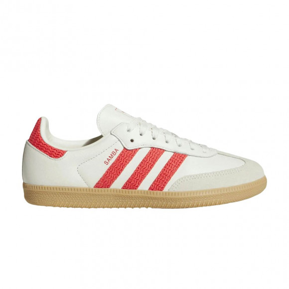 adidas Wmns Samba OG 'Off White Semi Lucid Red Gum' | Women's Size 7.5 - KI2704