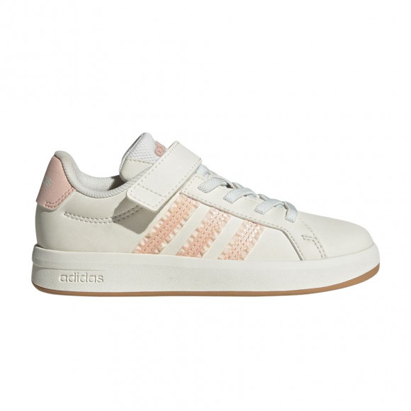 adidas Grand Court 3.0 Little Kid 'Core White Blush Pink Gum' | Kid's Size 11 - KI2963