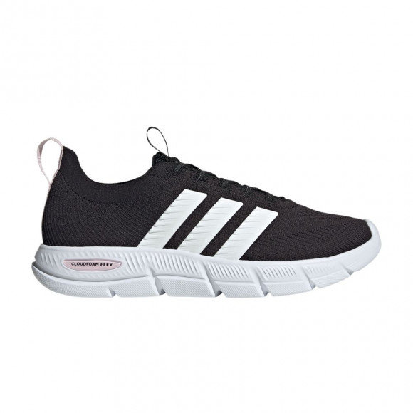 adidas Wmns Cloudfoam Flex Slounge 'Black Cloud White' | Women's Size 6.5 - KI3458